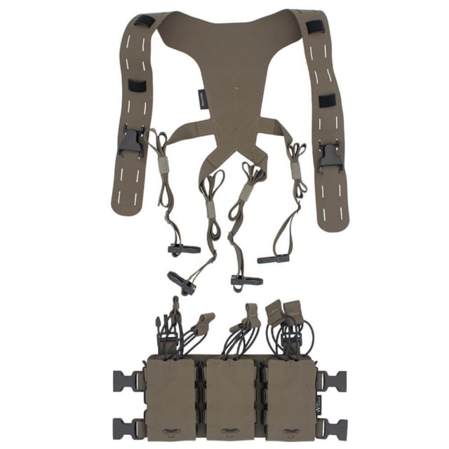 Wilder Tactical HITMAN GEAR Six Pack Rifle Placard with Lightweight Shoulder Harness V1 Ranger Green One Size - Wilder Tactical