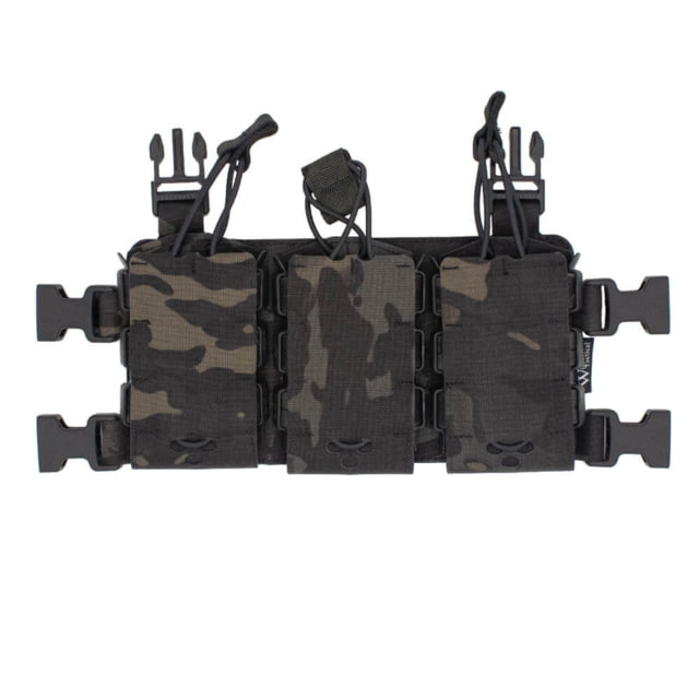 Wilder Tactical HITMAN GEAR Triple Rifle Placard V1 Multicam Black One Size - Wilder Tactical