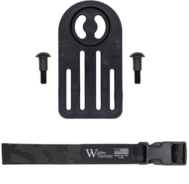 Wilder Tactical MHP Leg Strap Assembly V2 Plustic Buckle LH Multicam Black One Size - Wilder Tactical