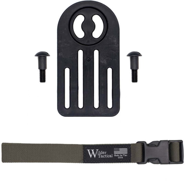 Wilder Tactical MHP Leg Strap Assembly V2 Plustic Buckle LH Ranger Green One Size