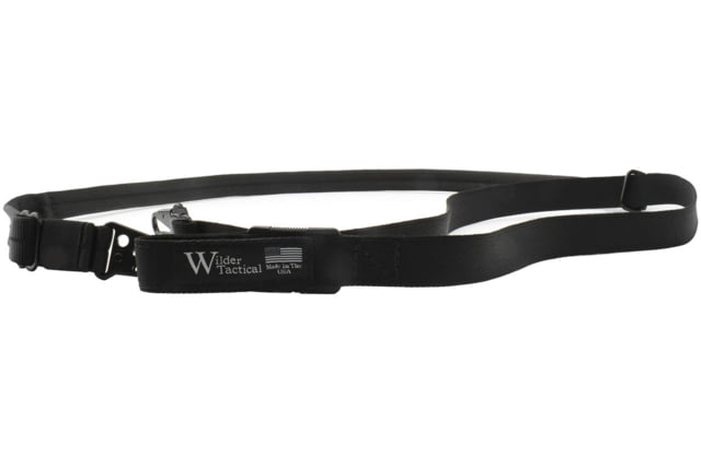 Wilder Tactical Minimalist Padded Sling HK Hook Black One Size - Wilder Tactical