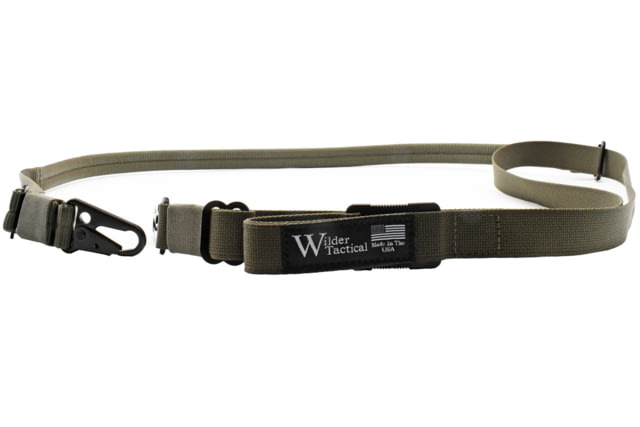 Wilder Tactical Minimalist Padded Sling QD Swivel Ranger Green One Size - Wilder Tactical