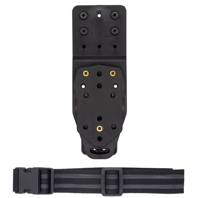Wilder Tactical Multi Holster Platform Kit V2 MHP Adapter 1.5in Elastic Strap Plastic RH Black One Size - Wilder Tactical