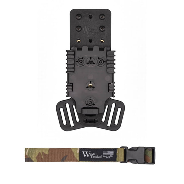 Wilder Tactical Multi Holster Platform Kit V2 QLS Receiver Plustic Buckle LH Multicam One Size - Wilder Tactical