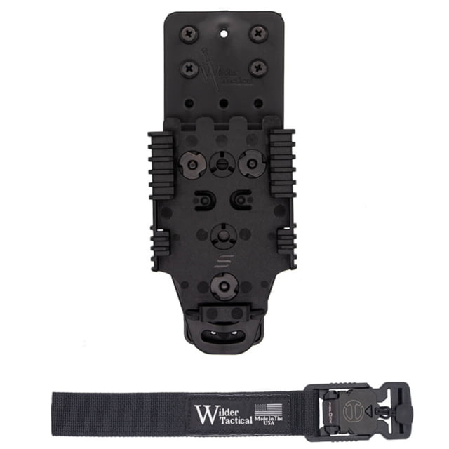 Wilder Tactical Multi Holster Platform Kit V2 QLS Receiver V-Buckle LH Black One Size - Wilder Tactical