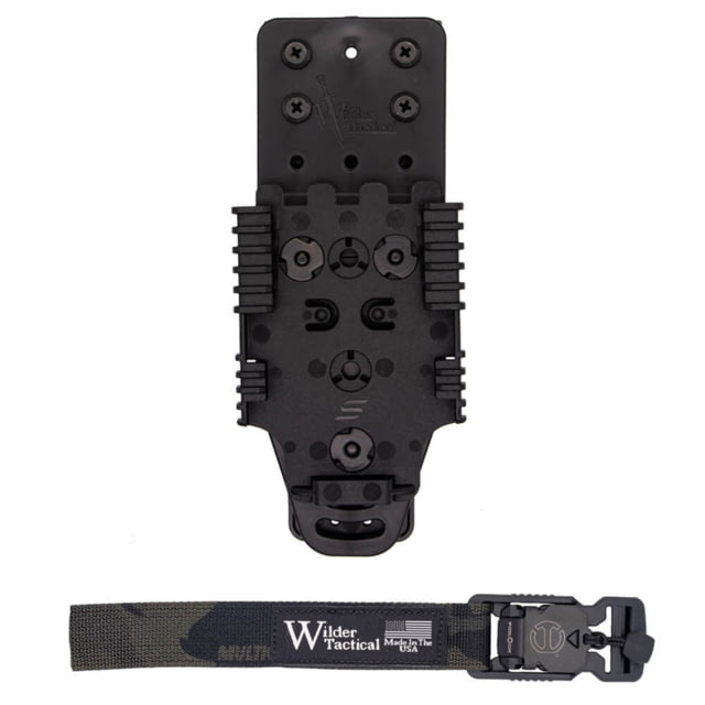Wilder Tactical Multi Holster Platform Kit V2 QLS Receiver V-Buckle LH Multicam Black One Size - Wilder Tactical