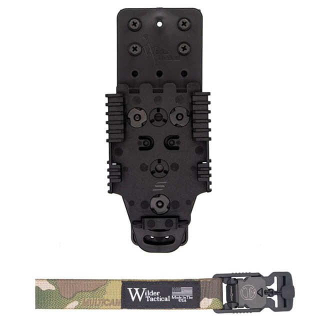 Wilder Tactical Multi Holster Platform Kit V2 QLS Receiver V-Buckle LH Multicam One Size - Wilder Tactical