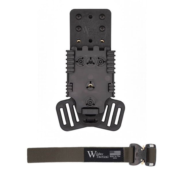 Wilder Tactical Multi Holster Platform Kit V2 QLS Receiver V-Buckle RH Ranger Green One Size - Wilder Tactical