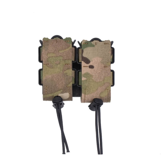 Wilder Tactical Urban Assault Double Pistol Magazine Pouch Extended Belt Mount Duty UAB Clip Multicam - Wilder Tactical