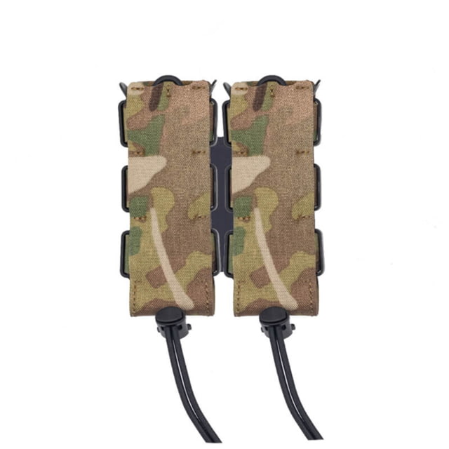 Wilder Tactical Urban Assault Double Pistol Magazine Pouch Extended Belt Mount UAB Clip Multicam - Wilder Tactical