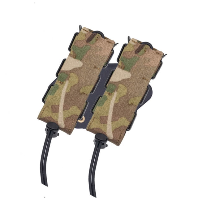 Wilder Tactical Urban Assault Rotating Double Pistol Extended Magazine Pouch UAB Clip Multicam - Wilder Tactical
