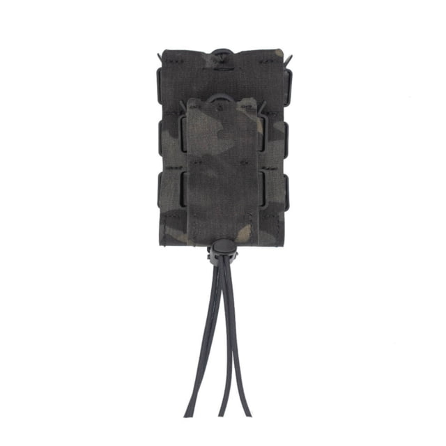 Wilder Tactical Urban Assault Stacked Rifle/Pistol Magazine Pouch Malice Clip Multicam Black - Wilder Tactical