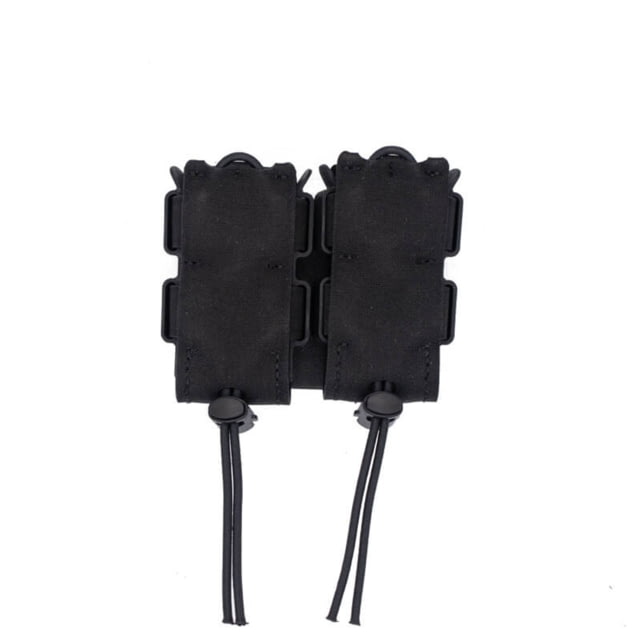 Wilder Tactical Urban Assault Standard Double Pistol Magazine Pouch Belt Mount UAB Clip Black - Wilder Tactical