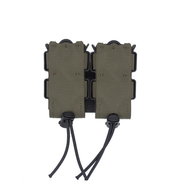 Wilder Tactical Urban Assault Standard Double Pistol Magazine Pouch Belt Mount UAB Clip Ranger Green - Wilder Tactical