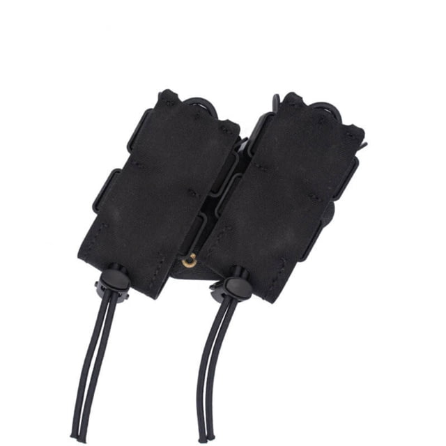 Wilder Tactical Urban Assault Standard Rotating Double Pistol Magazine Pouch UAB Clip Black - Wilder Tactical