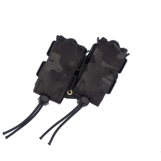 Wilder Tactical Urban Assault Rotating Double Pistol Extended Magazine Pouch UAB Clip Multicam Black - Wilder Tactical