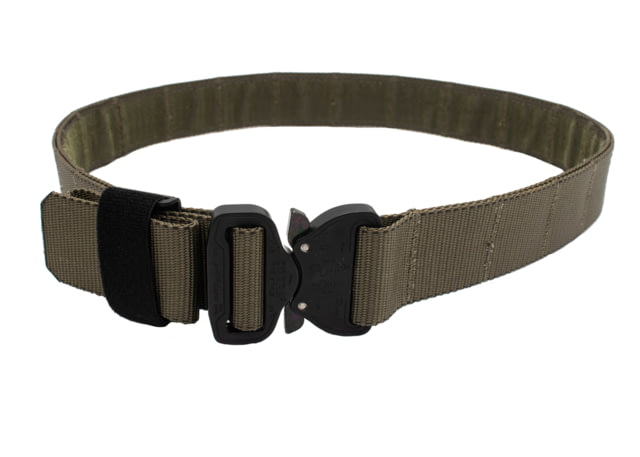 Wilder Tactical Urban Defender Belt 1.5 w/ Velcro Inner Belt Ranger Green Large 36-40 - Wilder Tactical
