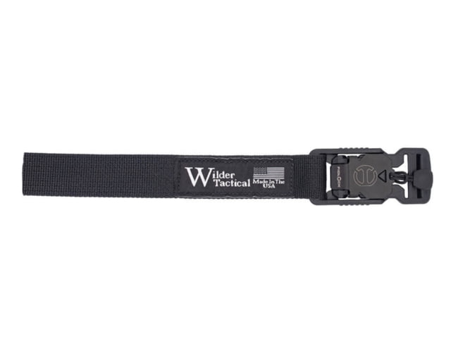 Wilder Tactical 1in Webbing Leg Strap V Buckle Right Hand Black One Size - Wilder Tactical