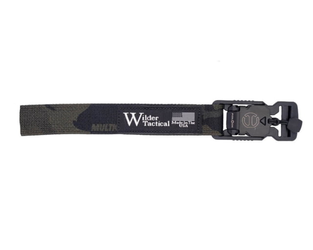 Wilder Tactical 1in Webbing Leg Strap V Buckle Right Hand Multicam Black One Size - Wilder Tactical