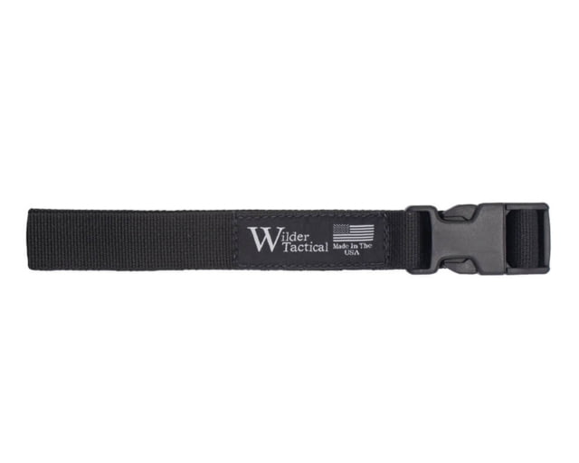 Wilder Tactical 1in Webbing Leg Strap Plastic Buckle Left Hand Black One Size - Wilder Tactical