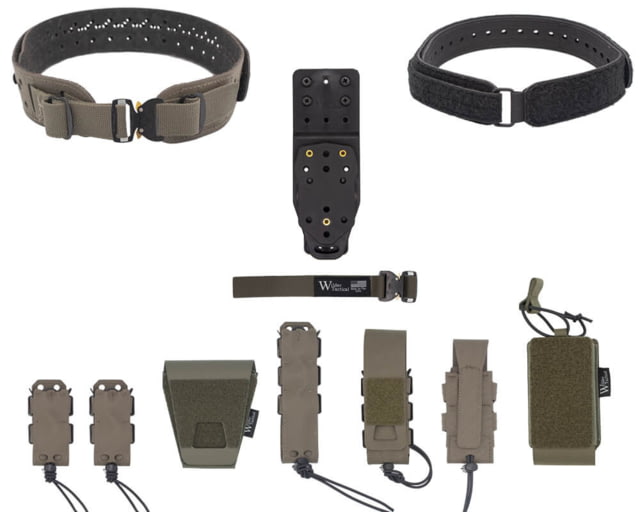 Wilder Tactical HITMAN GEAR Charlie TruForm Mid LE Belt Package - Women's MHP Adapter Cobra FM Ranger Green XS-LG 26-40 - Wilder Tactical