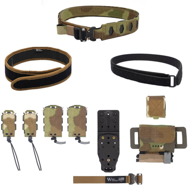 Wilder Tactical HITMAN GEAR Elite Kit Cobra FM MHP Adapter Nemesis Woodland Small 28-32 - Wilder Tactical