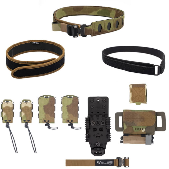 Wilder Tactical HITMAN GEAR Elite Kit Cobra FM QLS Receiver Nemesis Woodland 2XL 44-48 - Wilder Tactical