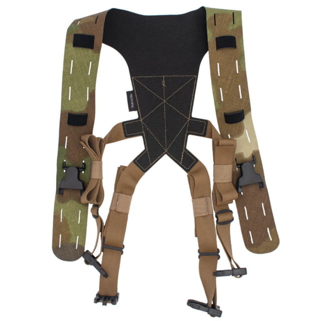 Wilder Tactical HITMAN GEAR Lightweight Modular Shoulder Harness V1 Nemesis Woodland One Size - Wilder Tactical