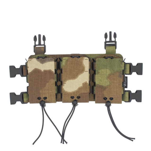 Wilder Tactical HITMAN GEAR Triple Rifle Placard V1 Nemesis Woodland One Size - Wilder Tactical