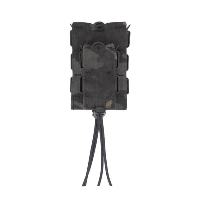 Wilder Tactical Urban Assault Stacked Rifle/Pistol Magazine Pouch V2 Charlie Belt Adapter Multicam Black