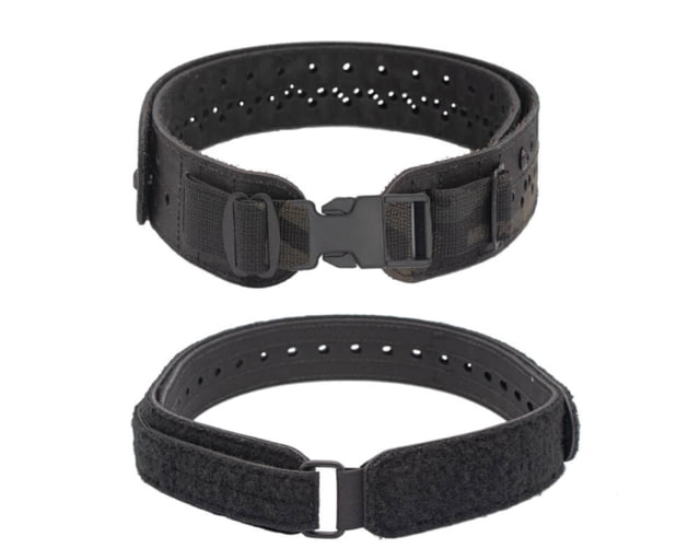 Wilder Tactical HITMAN GEAR Charlie TruForm Belt Mid - Women's Plastic Buckle Multicam Black XS-LG 26-40 - Wilder Tactical