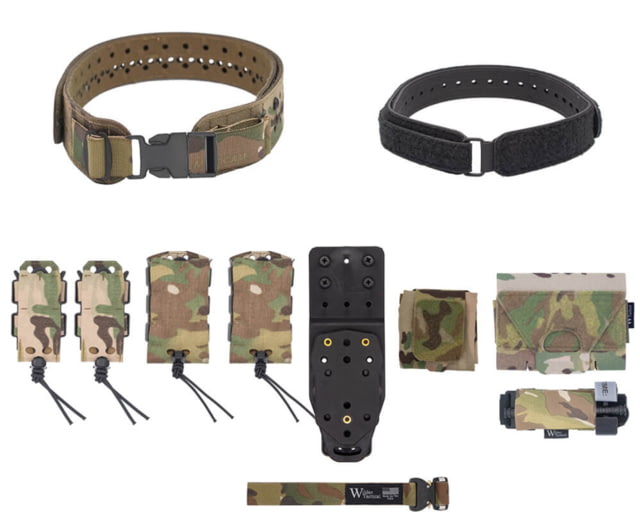 Wilder Tactical Woman's Hitman Gear Charlie Truform Elite Full Curve Kit w/Mhp Adapter 1in Plastic Side Release Multicam Extra Small/Large - Wilder Tactical