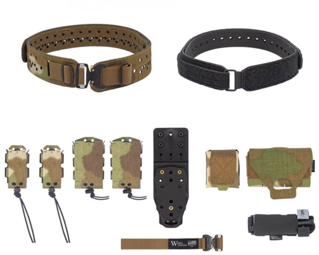Wilder Tactical HITMAN GEAR Charlie TruForm Belt Mid Elite Kit - Women's MHP Adapter Cobra FM Nemesis Woodland XS-LG 26-40 - Wilder Tactical