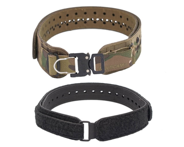 Wilder Tactical Woman's Hitman Gear Charlie Truform Full Curve Belt 1in Prostyle D-Ring Full Curve Multicam Black Extra Small/Large - Wilder Tactical
