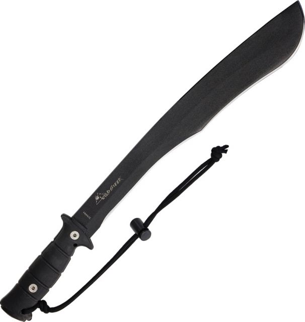 Wildsteer W Tiger Machete Black Blade Black Handle WSWT - Wildsteer