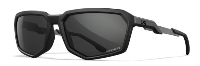 Wiley X WX Recon Active 6 Sunglasses Captivate Grey/Matte Black Frame
