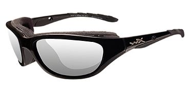 Wiley X AirRage Sunglasses - Clear Lens / Gloss Black Frame - Wiley X