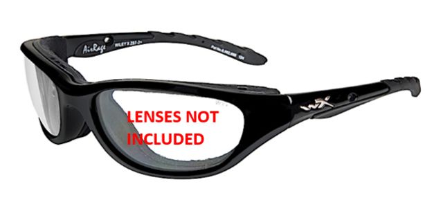 Wiley X AirRage Replacement Parts - Black Ops Matte Black Frame Only w/accessories - Wiley X