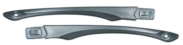 Wiley X WX Gamer Replacement TemplesMatte Black/Dark Silver - Wiley X