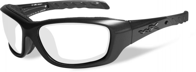 Wiley X WX Gravity Sunglasses - Clear Lens / Gloss Black Frame - Wiley X