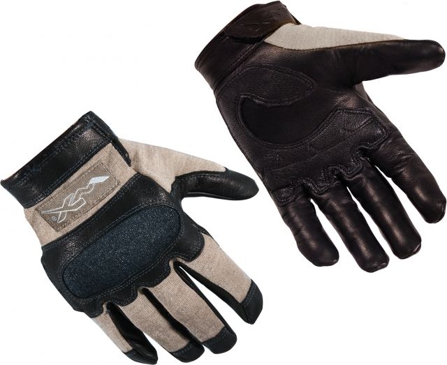 Wiley X Hybrid Removable Knuckle Gloves Coyote Medium - Wiley X