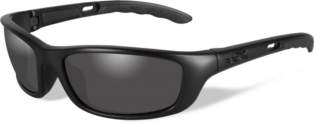 Wiley X P-17 Black OPS Sunglasses - Smoke Grey Lens / Matte Black Frame