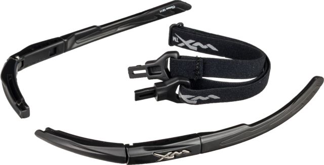 Wiley X Saber Advanced Replacement Parts - Matte Black Frame Only w/accessories No Lens - Wiley X