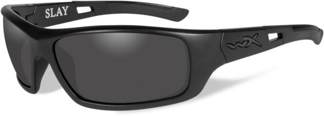 Wiley X Slay Black OPS Sunglasses - Smoke Grey Lens / Matte Black Frame