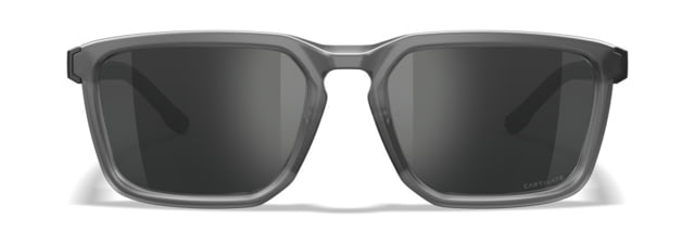 Wiley X Zulu Captivate Sunglasses Translucent Matte Black Frame Matte Black Temples Polarizedarized Black Mirror Lenses