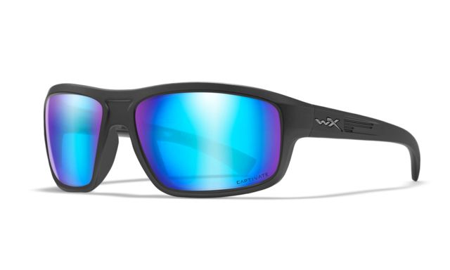Wiley X WX Contend- Captivate - Polarized Blue Mirror/ Matte Graphite Frame - Wiley X