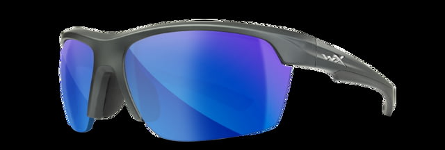 Wiley X YF Swift Sunglasses Graphite Frame Blue Mirror Lens - Wiley X