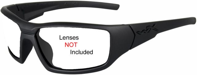 Wiley X WX Censor Replacement Parts - Black Ops Matte Black Frame Only w/accessories No Lens - Wiley X