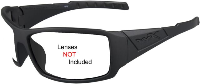 Wiley X WX Twisted Replacement Parts - Black Ops Matte Black Frame Only w/accessories No Lens - Wiley X