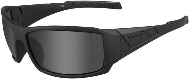 Wiley X WX Twisted Black OPS Sunglasses - Smoke Grey Lens / Matte Black Frame - Wiley X